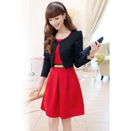 dress wanita import D2171