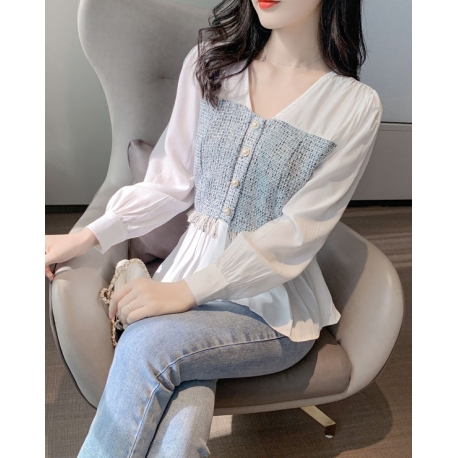 blouse  wanita korea import T8779