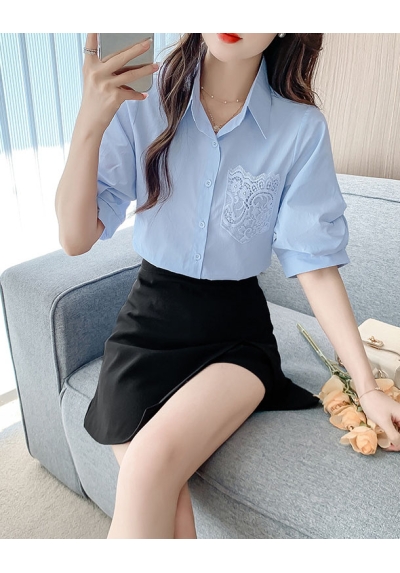 Kemeja wanita korea import T8819