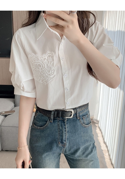 Kemeja wanita korea import T8836