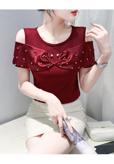 blouse  wanita korea import T8838