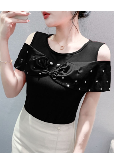 blouse  wanita korea import T8839