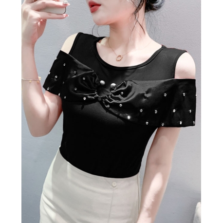 blouse  wanita korea import T8839