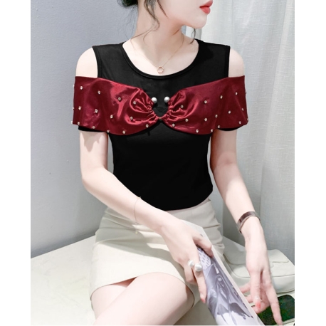 blouse  wanita korea import T8839