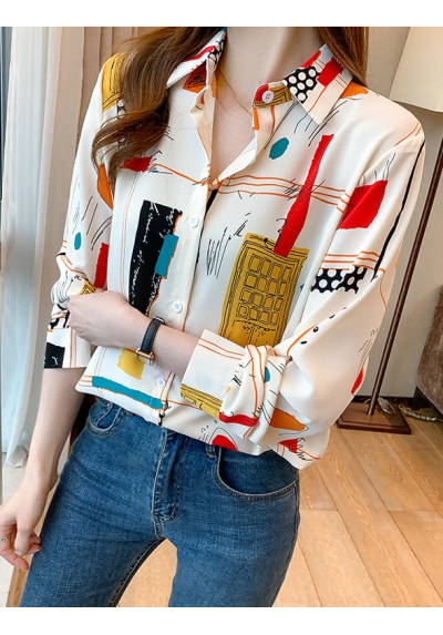 Kemeja wanita korea import T8837