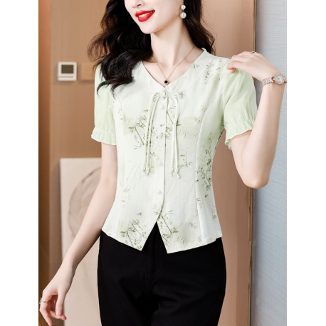 blouse  wanita import korea T8848
