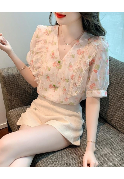 blouse  wanita import korea T8850