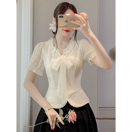 blouse  wanita import korea T8859