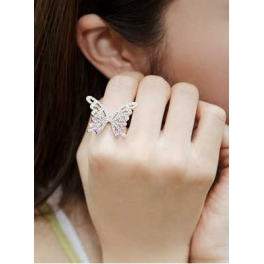 cincin motif kupu-kupu TT0457