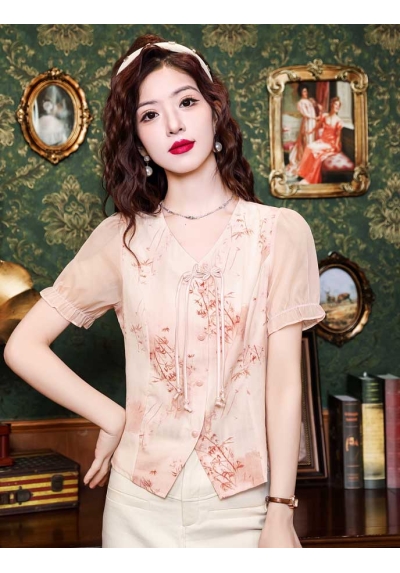 blouse  wanita import korea T8848