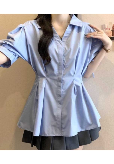 Kemeja wanita korea import T8819