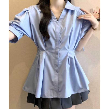 Kemeja wanita korea import T8819