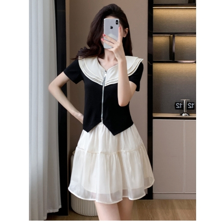 setelan  wanita korea import D8472