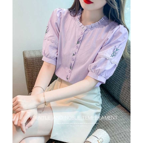 blouse  wanita korea import T8877