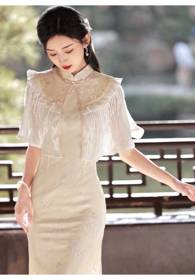 dress cheongsam import D8483