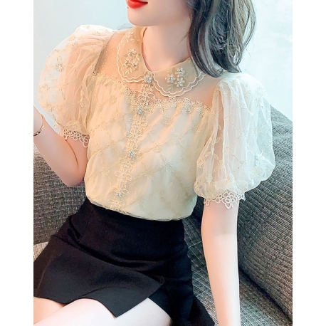 blouse  wanita korea import T8902