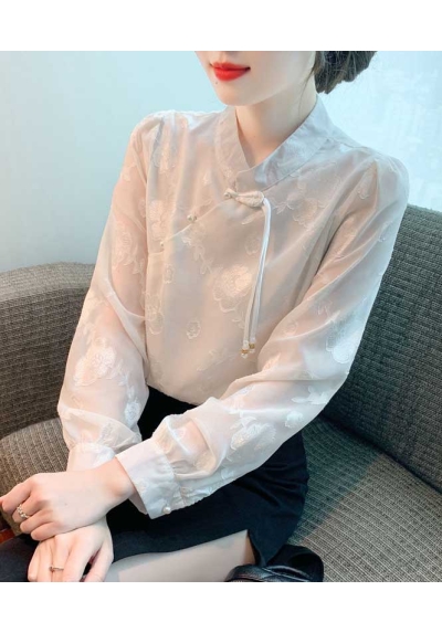 atasan cheongsam  wanita korea import T8905