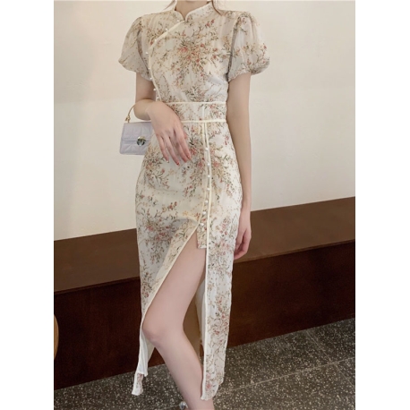 dress cheongsam wanita korea D8518