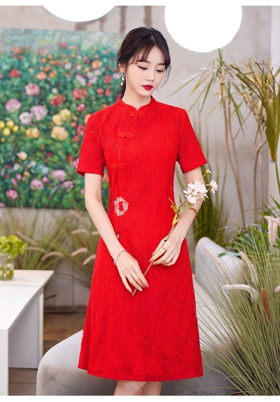 dress cheongsam wanita korea D7733