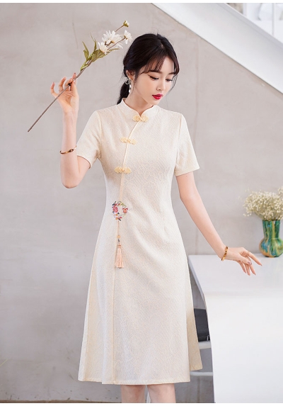 dress cheongsam wanita korea D8528