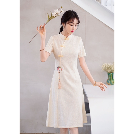 dress cheongsam wanita korea D8528