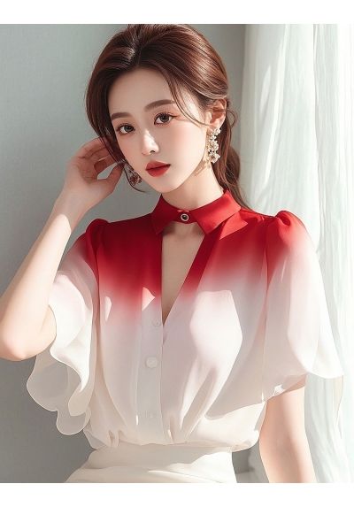 blouse  wanita korea import T8903