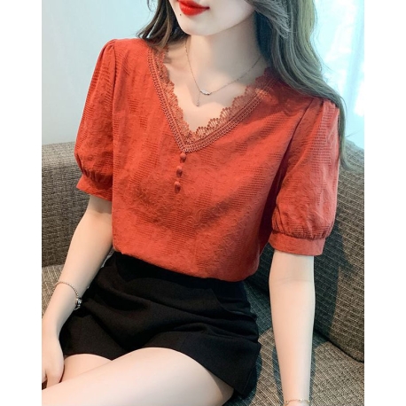 blouse  wanita korea import T8920