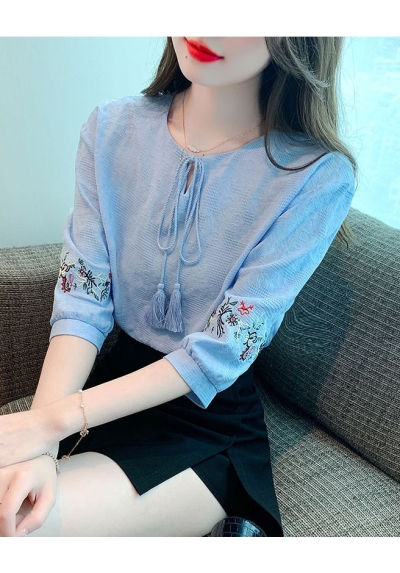 blouse  wanita korea import T8931