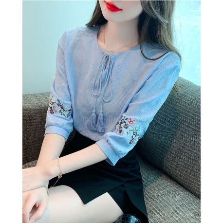 blouse  wanita korea import T8931