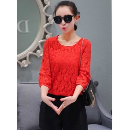 blouse brukat korea T2553