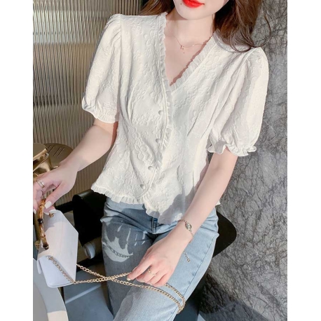 blouse  wanita korea import T8935