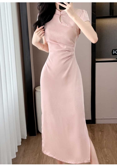 dress cheongsam wanita import D8571