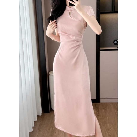 dress cheongsam wanita import D8571