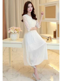 midi dress korea D2689