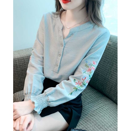 blouse rajut wanita korea import T8961