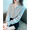 blouse wanita korea import T8964