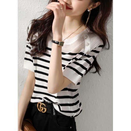 blouse wanita korea import T8966