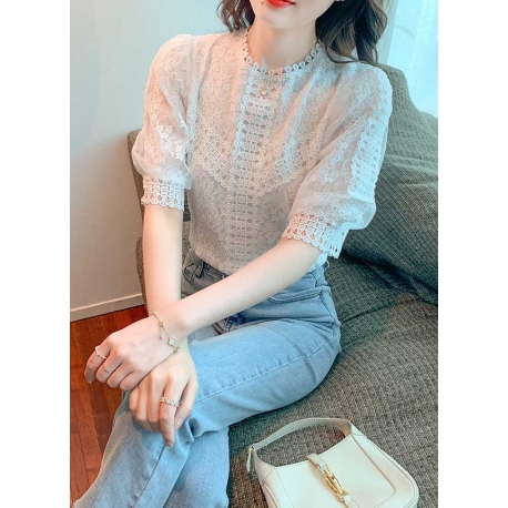 blouse rajut wanita korea import T8967