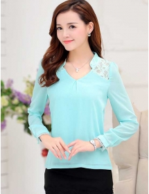 blouse chiffon korea T2567
