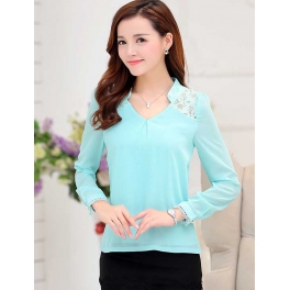 blouse chiffon korea T2567