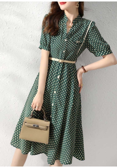 midi dress wanita korea import D8583