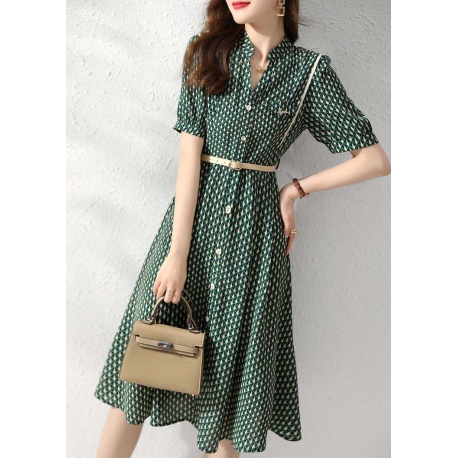 midi dress wanita korea import D8583
