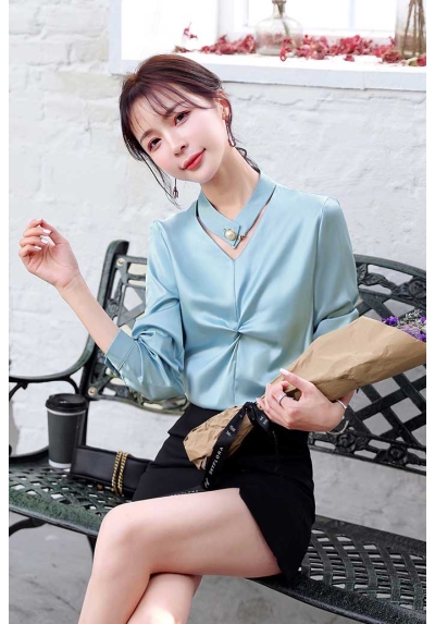 blouse  wanita korea T7088