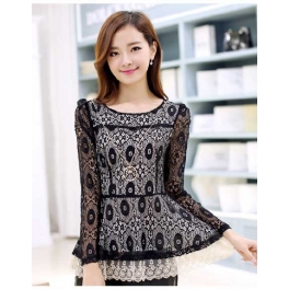 blouse brukat import T2572