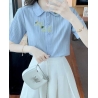 Kemeja wanita korea import T8995