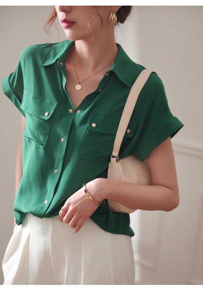 Kemeja wanita korea import T8996