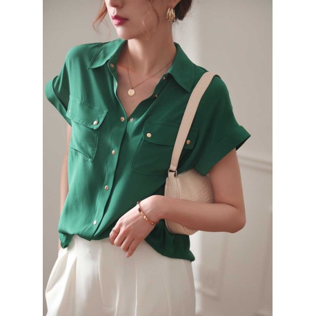 Kemeja wanita korea import T8996