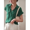 Kemeja wanita korea import T8998