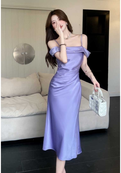 dress wanita korea import D8595