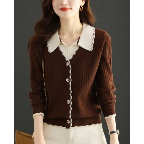 blouse  lengan panjang wanita korea import T9004